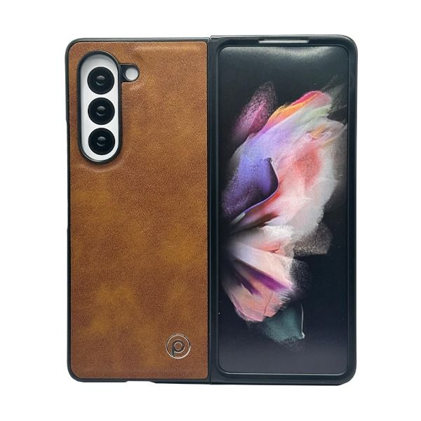 Piblue Case For Samsung Z Fold 5 | Brown Piblue Case For Samsung Z Fold 5 | Brown